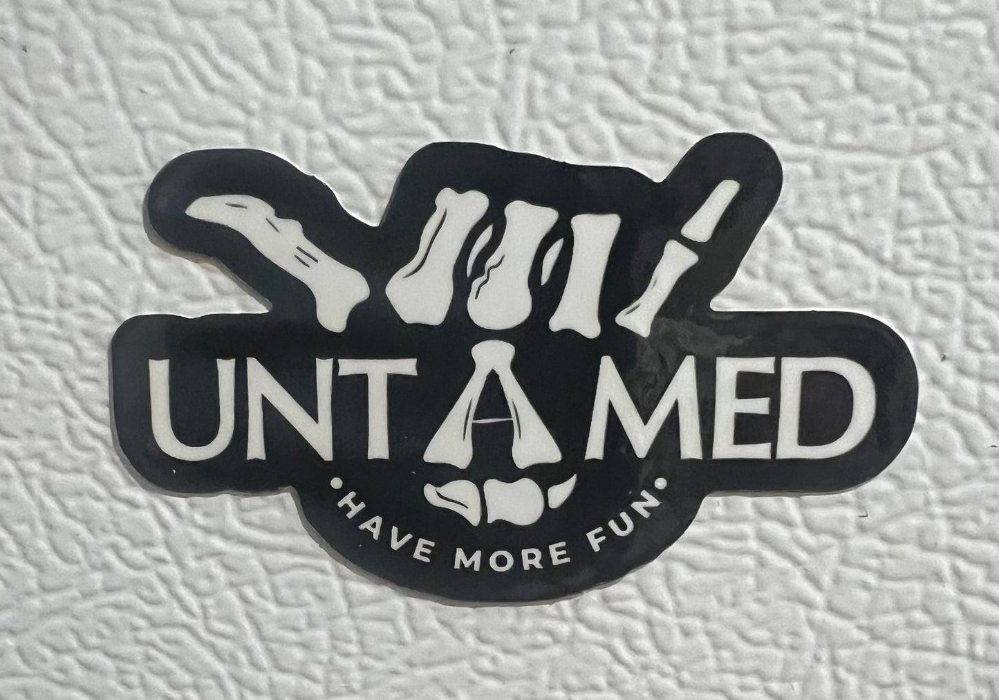 Untamed Die Cut Sticker 3"x1.8"